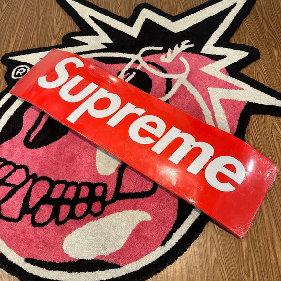Supreme Uncut Box Logo Skateboard Deck Red - Picture 1 of 4